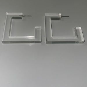 SASSY JONES Vintage Earrings - Clear